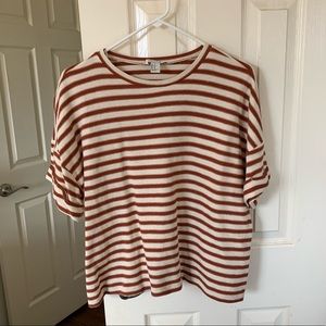 Women’s oversized striped shirt